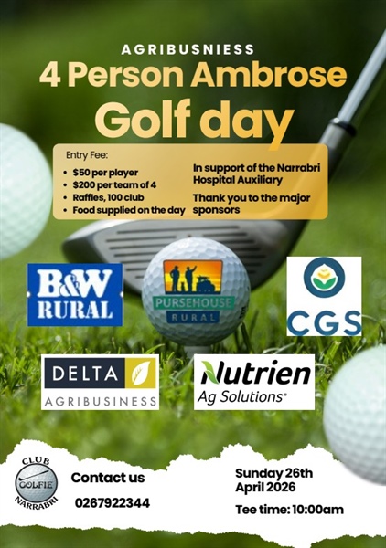 Agribusiness Golf Day - Narrabri Golf Club