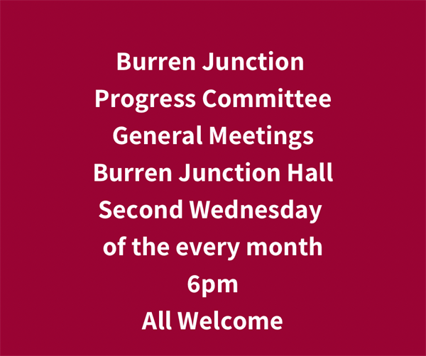 Burren Junction Progress General Meeting