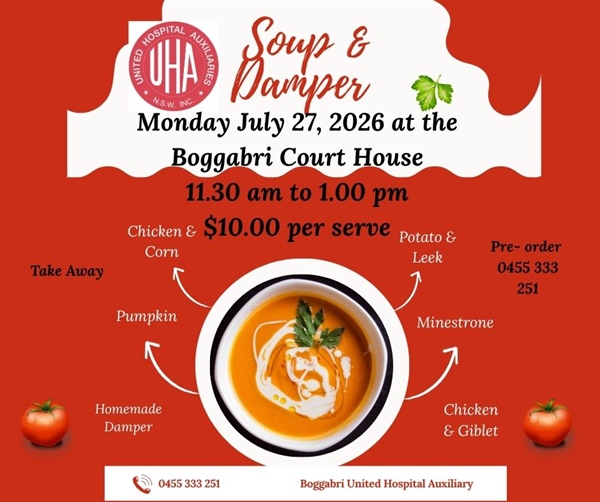Soup and Damper Day