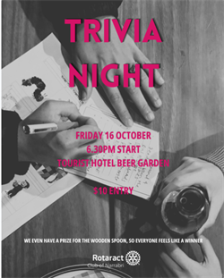 Trivia Night - Tourist Hotel Beer Garden